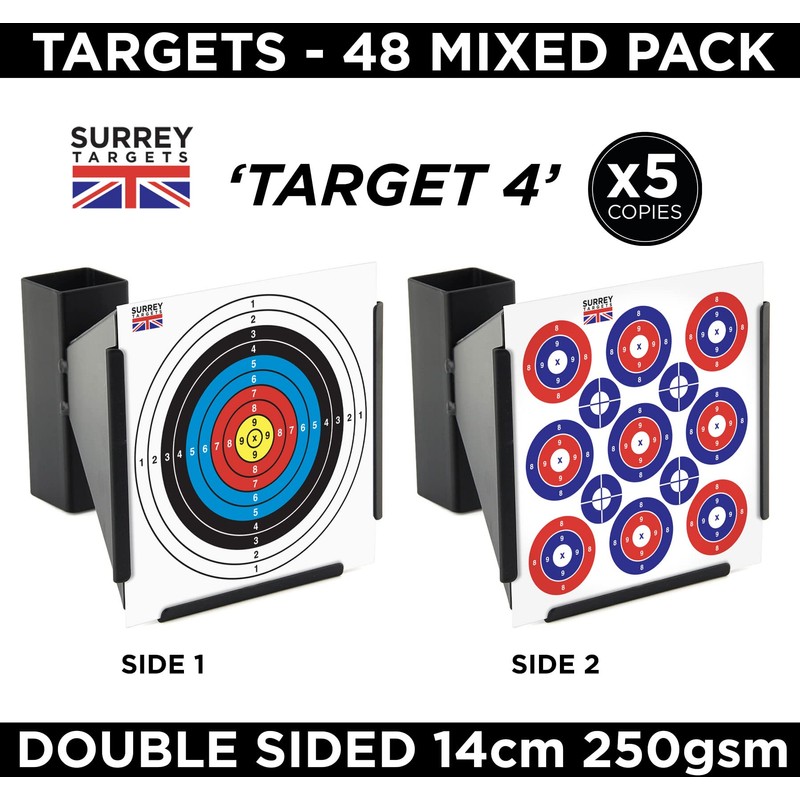 Airsoft 14cm Air Rifle Pistol BB Shooting Targets Mixed Designs