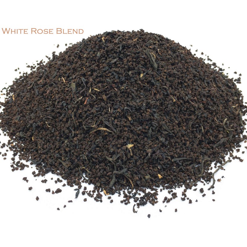 Pomegranate Peel and Black Tea Herbal Infusion (White Rose Blend