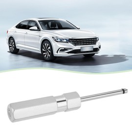 Briny River 2Pcs Car Tire Valve Core Removal Tool Valve Stem Removal Adsorbable Bottom Core Puller Compatible with Schrader Valve Core(11cm Length)