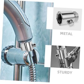 OUNONA 2pcs Water Stop Valve off Valve Replacement Valve Supply Universal Shower Flow Control Valve Universal Shower Head Flow Control Shower Head Shut off Rv Part Metal Silver