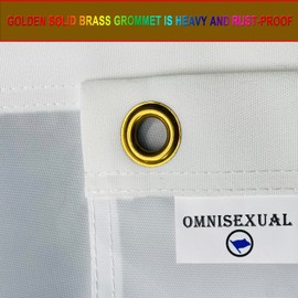 Heavy Duty Solid White Blank Flag 3x5 Ft, Longest Lasting Oxford Nylon 210D|Four Rows Stitching Fly Ends|DIY Plain White Flags Decoration Gift Yard House Banner