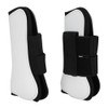 4PCS White PU Shell Horse Front Back Leg Guard Boot