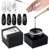 SAVILAND 2 PCS Spider Gel Set: Black & White Spider