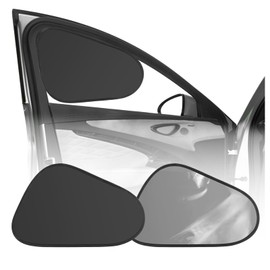 2PCS 18.9 * 13.86" Car Window Shades,Static Mounted Car Sun Shade Side Window for Blocking Sunlight & Reducing The Temperature Inside Cars,Thickened Vehicle Accessories Cars Shade (Front Window/2PCS)