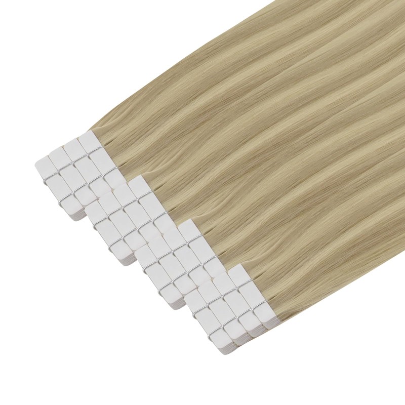 YoungSee Invisible Tape in Hair Extensions Blonde Highlighted Tape in