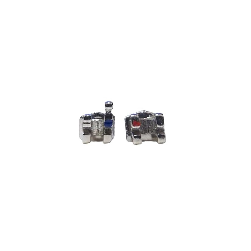 Brackets para ortodoncia mini base de malla linea BLUE