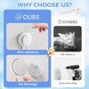 LUXEAR Suction Cup Towel Bar, 24 inches Adjustable Towel Rack