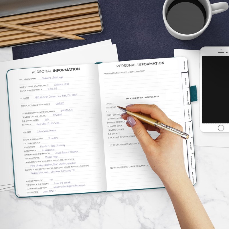 Clever Fox End of Life Planner – Final Arrangements Organizer