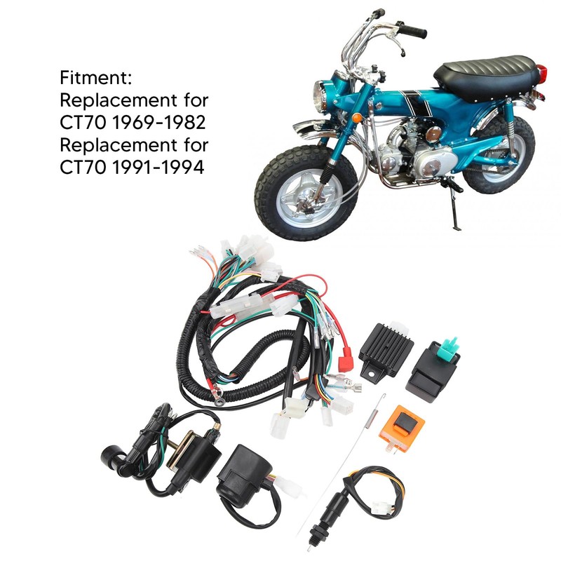 Engine Wiring Loom Harness Kit, Long Lasting Motor Starter Wire