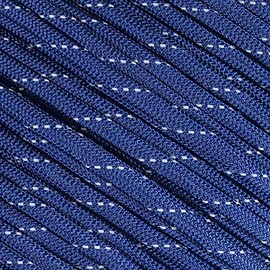 Fluorescent Reflective 550 Type III Guyline Tent Rope Camping Survival Cord High-Visibility Paracord- Rot and UV Fade Resistant - Multiple Colors - Multiple Sizes