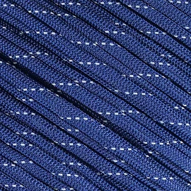 Fluorescent Reflective 550 Type III Guyline Tent Rope Camping Survival Cord High-Visibility Paracord- Rot and UV Fade Resistant - Multiple Colors - Multiple Sizes