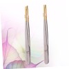 Ipetboom 1set Electroplated Stainless Steel Eyebrow Tweezers with Flat Mouth