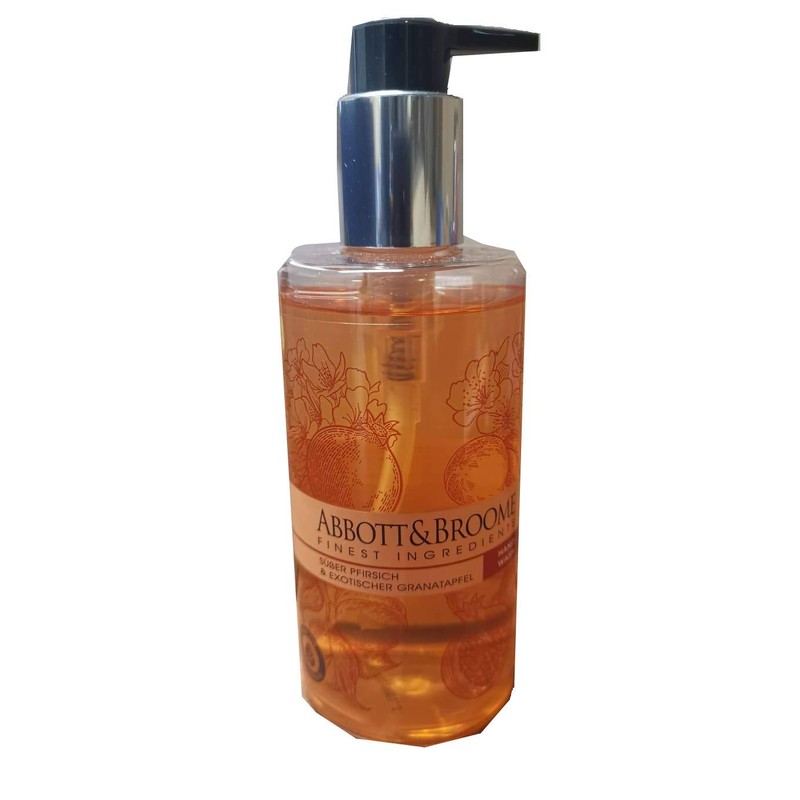 Abbott&Broome Handwash Set 2 x 300 ml Dispenser Peach Pomegranate