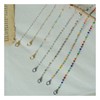 [God Shop] Brilliant beads mask necklace strap line [Pretty pearl chain surgical adult, rainbow / [갓샵] 영롱한 비즈 마스크 목걸이 스트랩 줄 [ 예쁜 진주 체인 써지컬 성인, 레인보우