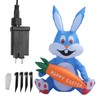 1.2 m Easter Inflatables Rabbit Cartoon Cute Fun Innovative Blow