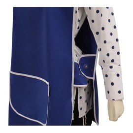 LINEN CLOSET Womens Tabards with Pockets for Men Ladies Cleaning Catering Chef Kitchen Aprons Unisex Hygea Tabard Apron Work Tabards