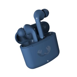 Fresh 'n Rebel Twins Fuse True Wireless In-Ear Bluetooth Headphones with Tip Voice Assistant, Touch Control and Built-in Microphone, 30 Hours Playtime (Steel Blue)