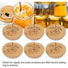 6Pcs Jar Wood Lid Set Easy to Clean Storage Jar