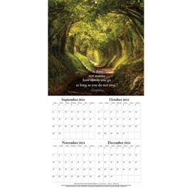TURNER PHOTOGRAPHIC Pathways Photo Mini Wall Calendar (25998950014)