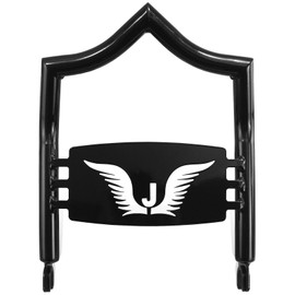 NOVALLA Detachable Stealth Luggage Rack Compatible for Harley Touring Street Glide Road King Electra Glide 2009-2025 Black