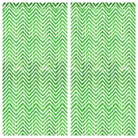 KatchOn, Green and White Foil Fringe Curtains - 6.5x6.5 Feet | St Patricks Day Backdrop for St Patricks Day Decorations | St Patricks Day Streamers for St Patricks Day Photo Backdrop