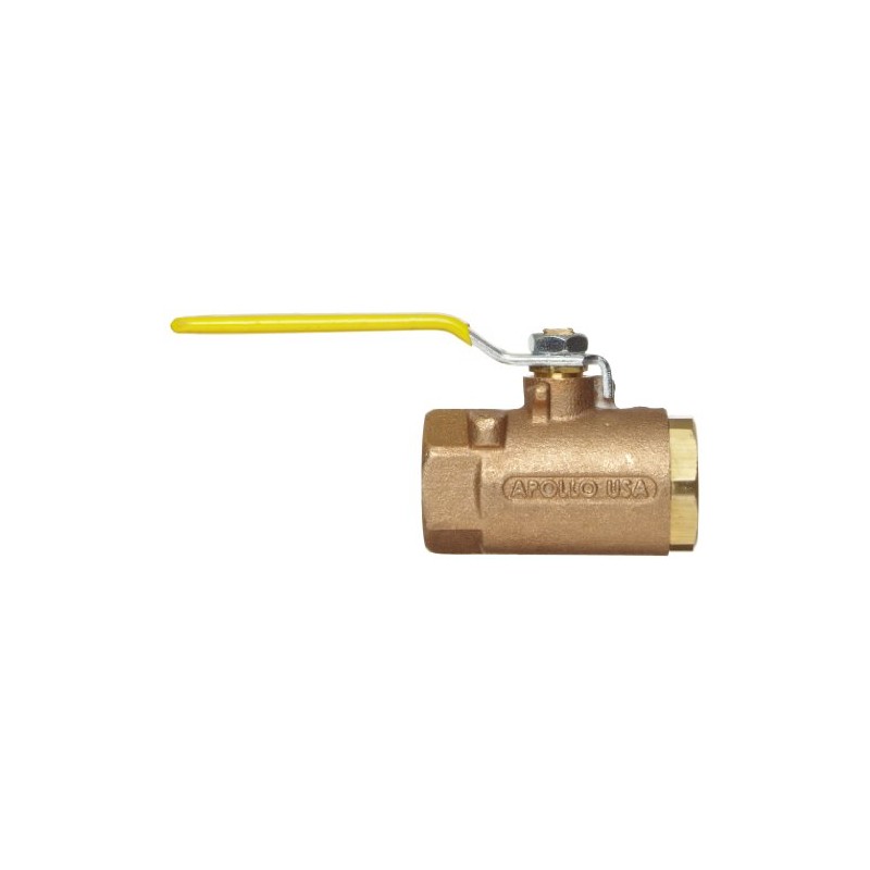 Apollo 71-100 Series Bronze Ball Valve with Mounting Pad, Two