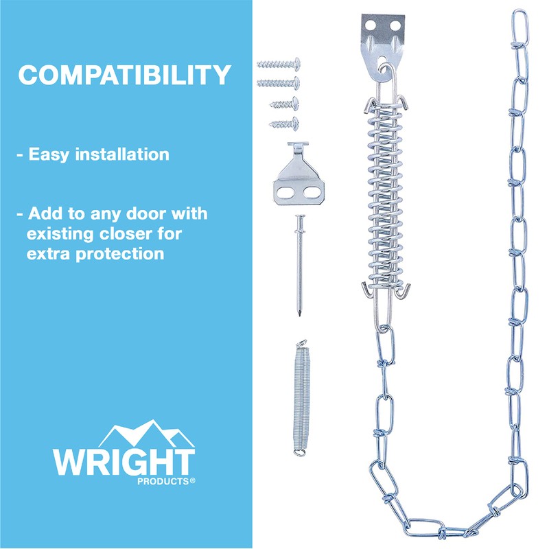 Wright Products - Steel Screen and Storm Door Chain Stop