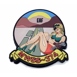 MWSS-374 Expeditionary Air Field EAF PVC Patch Patch – With Hook and Loop
