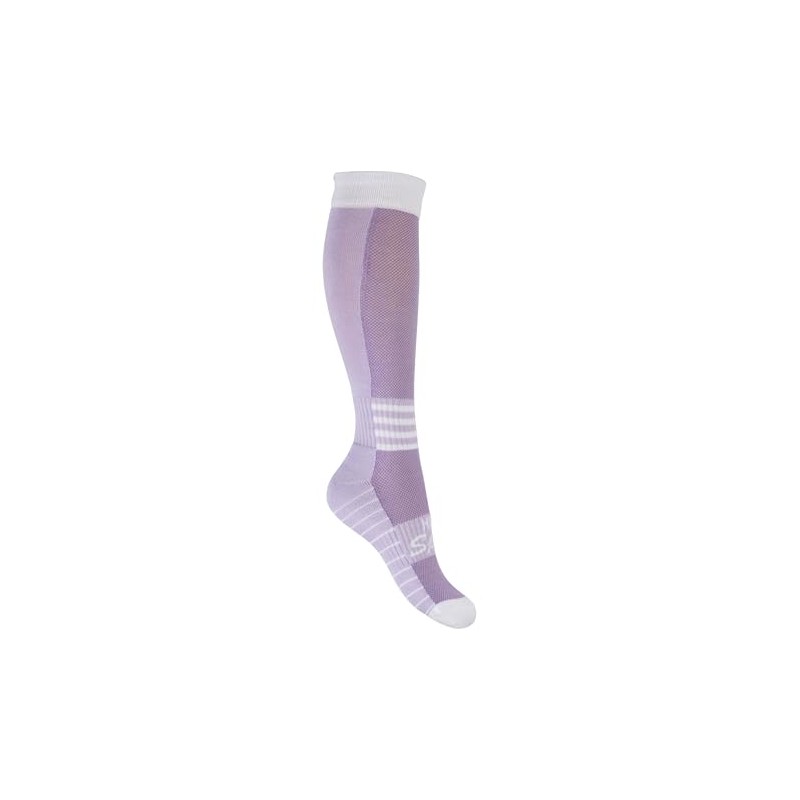 HKM Unisex Olympia Riding Socks, Light Purple/Purple, 39 - 42