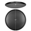 DecorRack 13 Inch Carbon Steel Pizza Pan, [Premium] Non-Stick Coating,