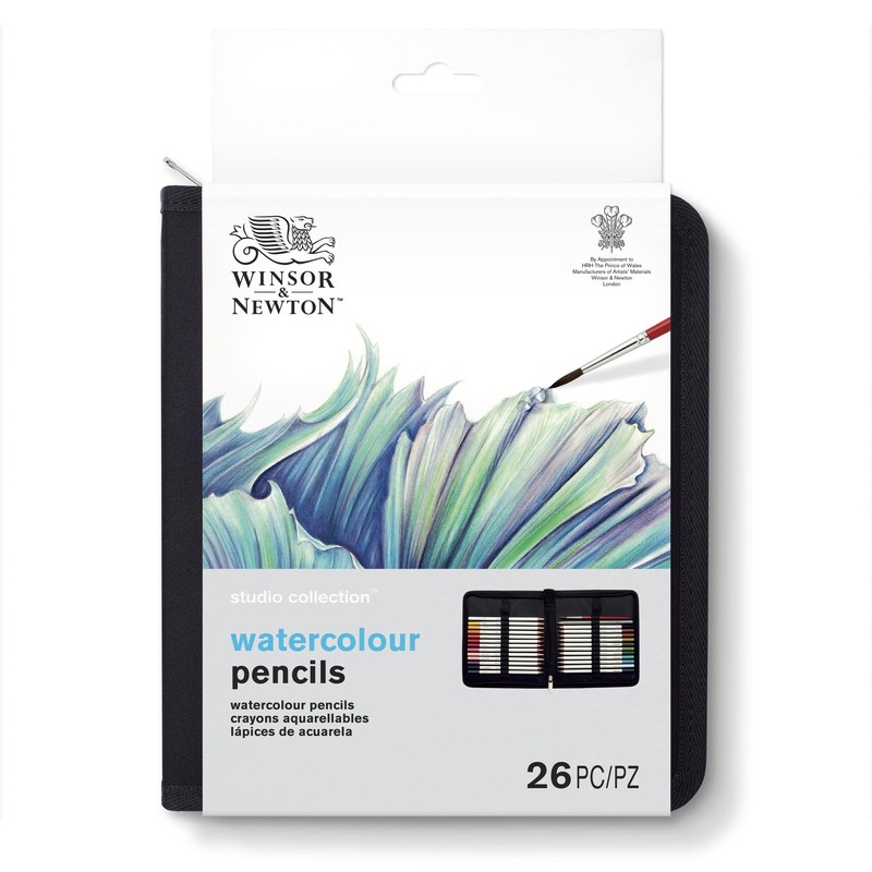 Winsor & Newton Studio Collection Artist Pencils, Watercolor Pencil Wallet,