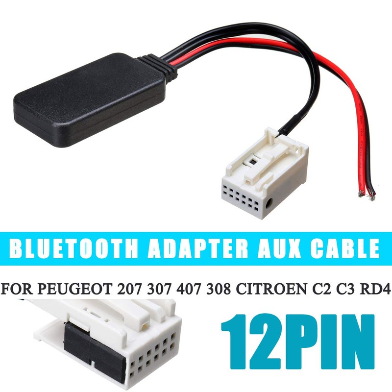 Bluetooth Aux Adapter Bluetooth Module 12 Pin AUX Connector for