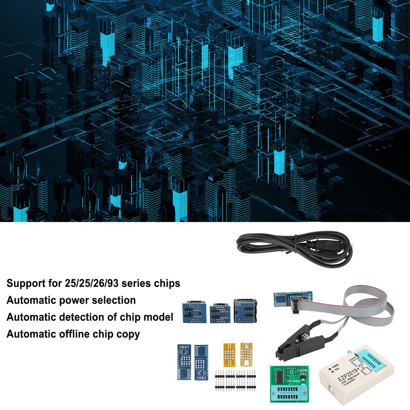 High Speed Programmer Socket Printed Circuit Board 9 Seats for