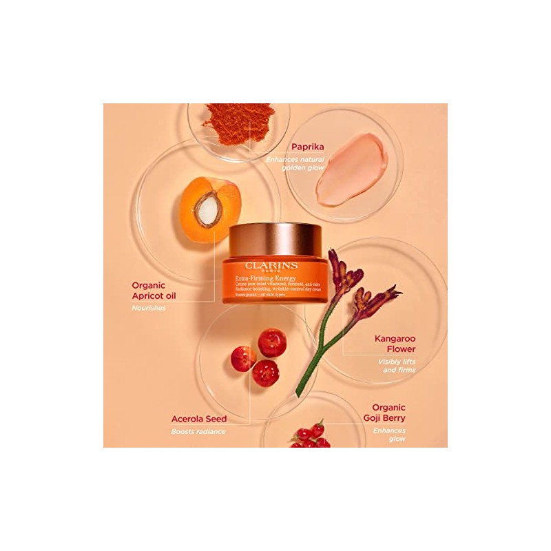 Extra-Firming Energy Day Cream by Clarins for Unisex - 1.7