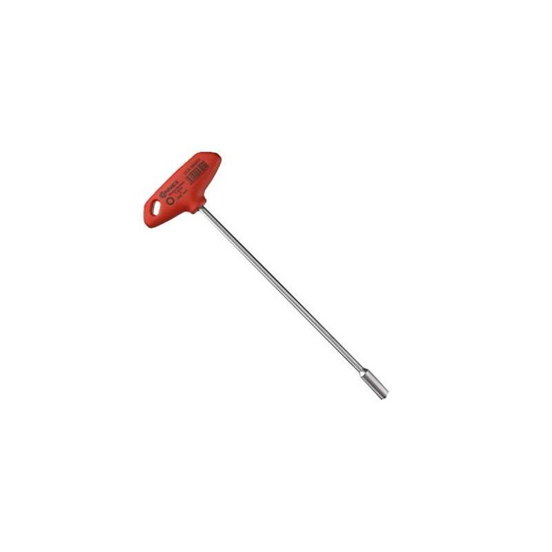 Connex COX583008 Socket Screwdriver with T-Handle, Silver/Black/Red, 8 x 230