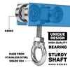 4 Wheels Trolley Assembly Rollers, 4 Bearings Trolley Assembly for