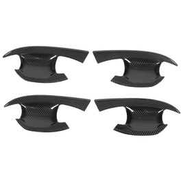 Door Exterior Handle Bowl Protector Carbon Fiber Style Replacement for KIA Sportage NQ5 Sportage HEV NQ5