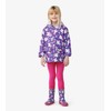 Hatley Girls' Button-Up Printed Rain Jacket, Rainbow Winged Unicorns, 6