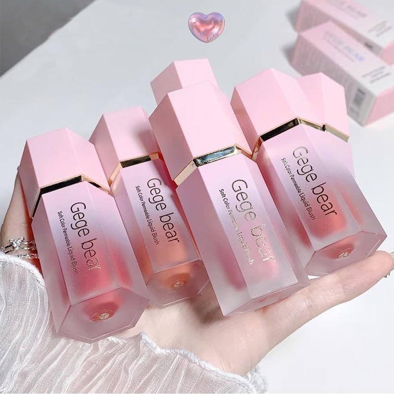 Cheek Romantic Liquid Blush 6 Colors 06# Coral