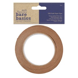 Bare Basics Kraft Tape, Brown, 50m