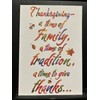 Designer Greetings Thanksgiving Greeting Card w/Envelope
