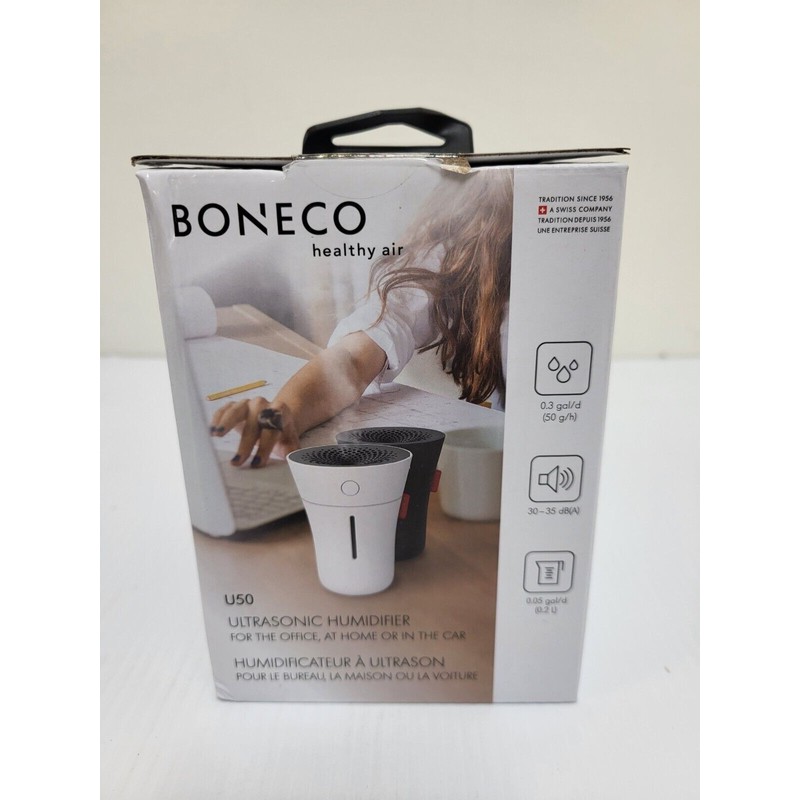 BONECO - U50 Personal Ultrasonic Humidifier with LED Lights -