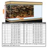 VIP.LINE Rock Wall Aquarium Background Poster PVC Fish Tank Decor