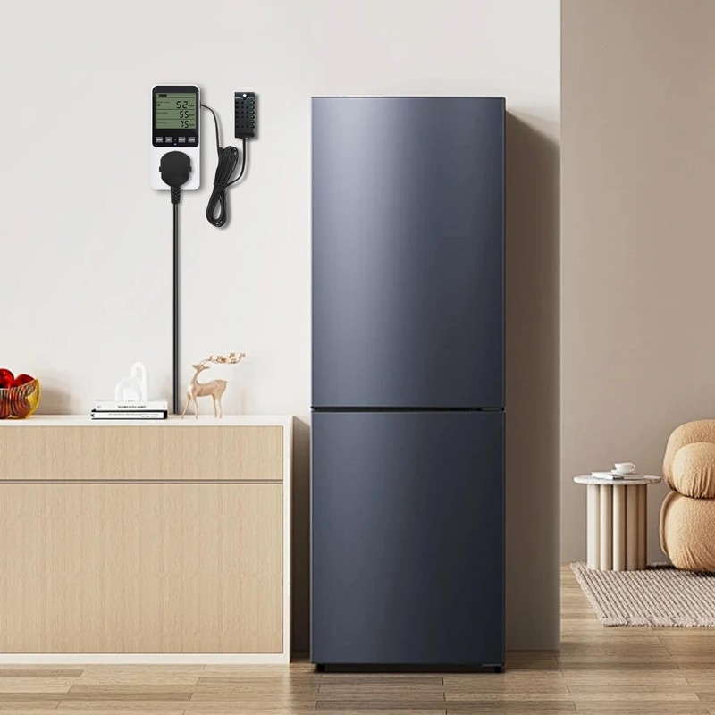 ASOFTY Humidity Controller Temperature Controller Socket, Digital Hygrostat Humidity Controller