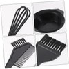 Outanaya 1set Hair Coloring Kit Hair Dye Bowls Brushes Ear