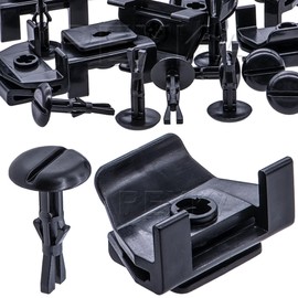 Rexka 5 Sets Front Fender & Bumper Cover Clip & Pin Set for Toyota Lexus 53879-58010 47749-58010 Avalon Camry Corolla Highlander Matrix Prius Prius V Sienna Solara Tacoma Venza