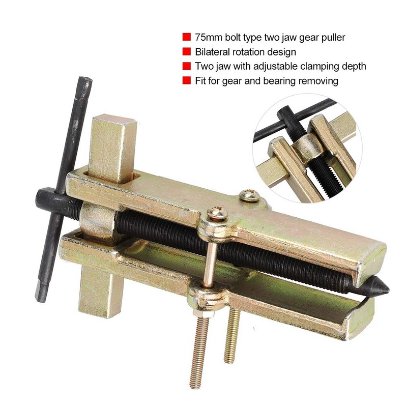 Two-jaw gear puller, 100 mm two-jaw arm bolt gear bearing