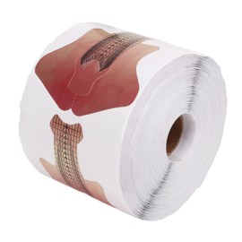 300 Piezas de Formas de Uñas de Papel Fuerte para Formas de Uñas Acrílicas para Formas de Uñas para Moldeador de Uñas de Gel Constructor Formas de Extensión de Uñas (forma de pez)