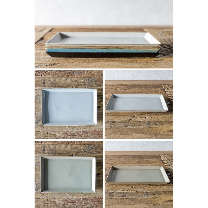 TAMAKI Kasane T-937488 Rectangle Plate LL 10.6 inches (27 cm),