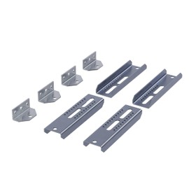 KUAFU 10'' Galvanized Swivel Brackets w/Top Bunk Bolster for Boat Trailers